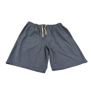 Fair Harbor Men's Large Boardshorts Blue Lined Swim Trunks Drawstring Shorts